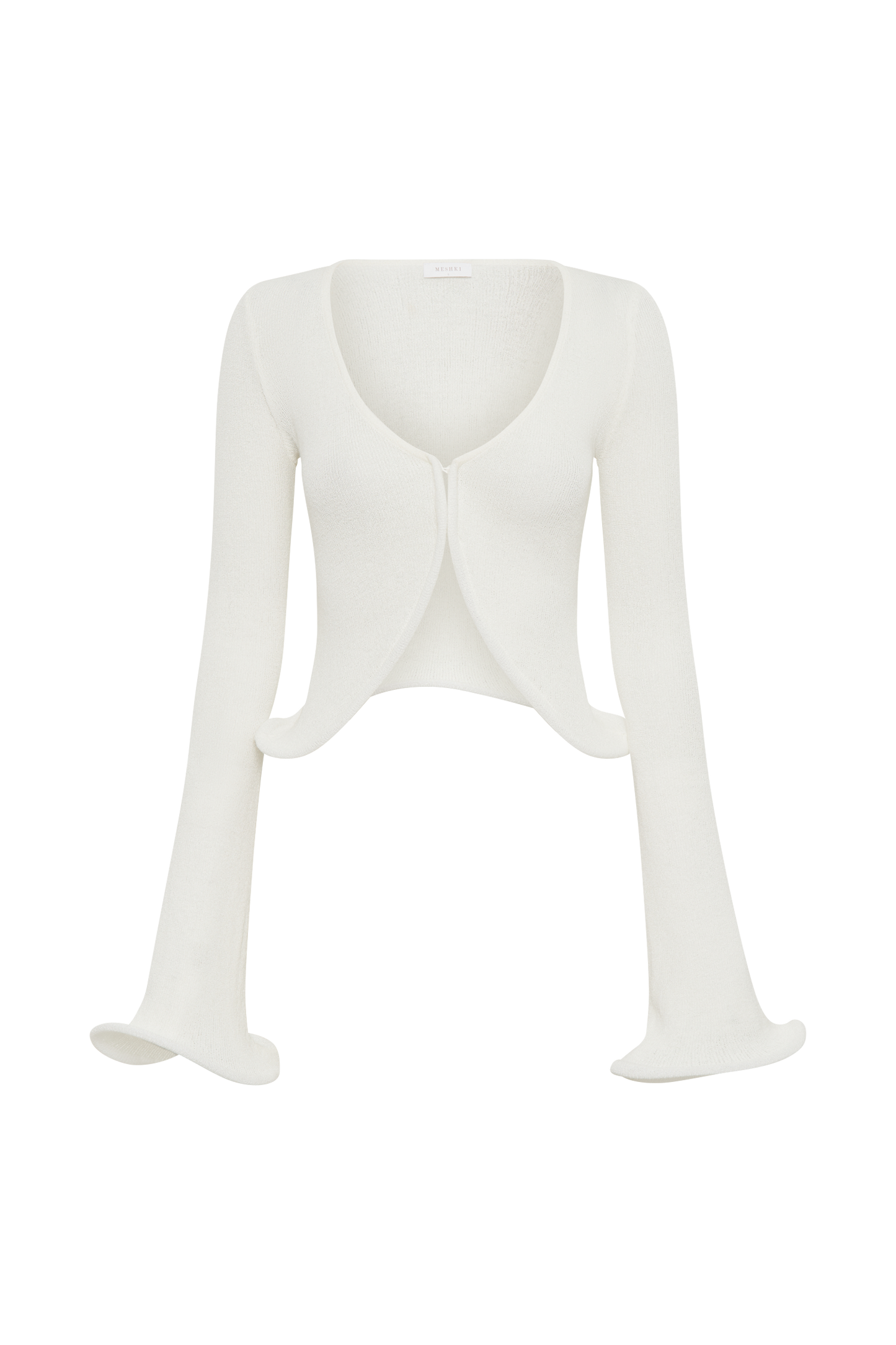 Gigi Long Sleeve Knit Top - Marfil