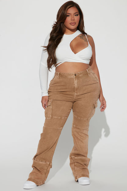 Jeans Cargo Camden – Color Tan