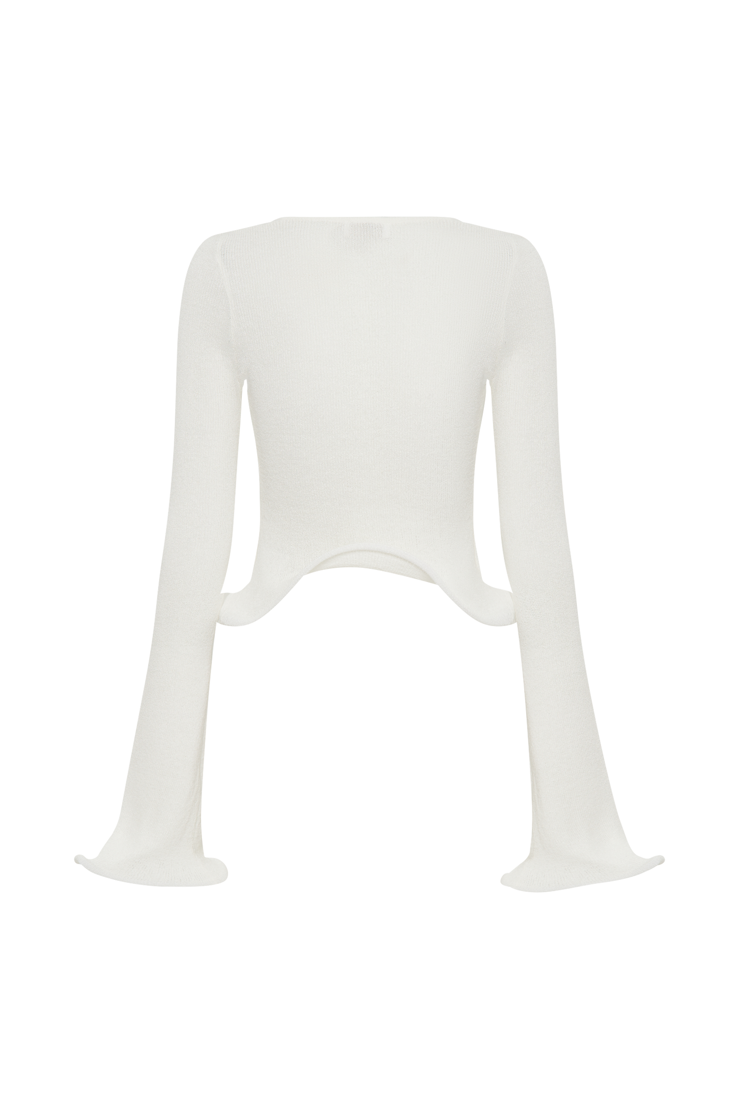 Gigi Long Sleeve Knit Top - Marfil