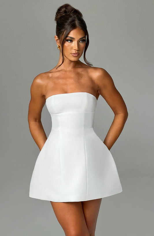 Asha Mini Dress - Marfil