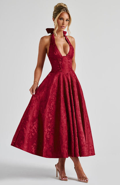 Effie Midi Dress - Rosa