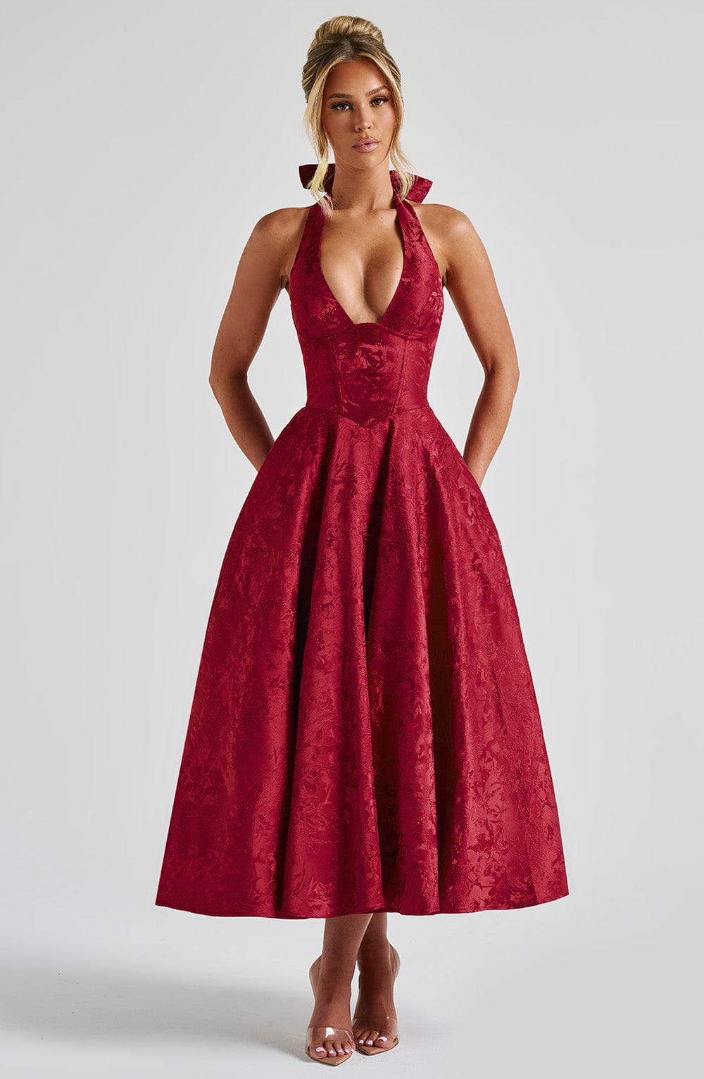Effie Midi Dress - Rosa
