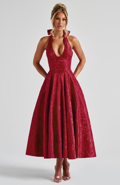 Effie Midi Dress - Rosa