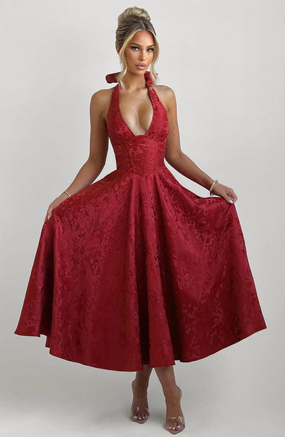 Effie Midi Dress - Rosa