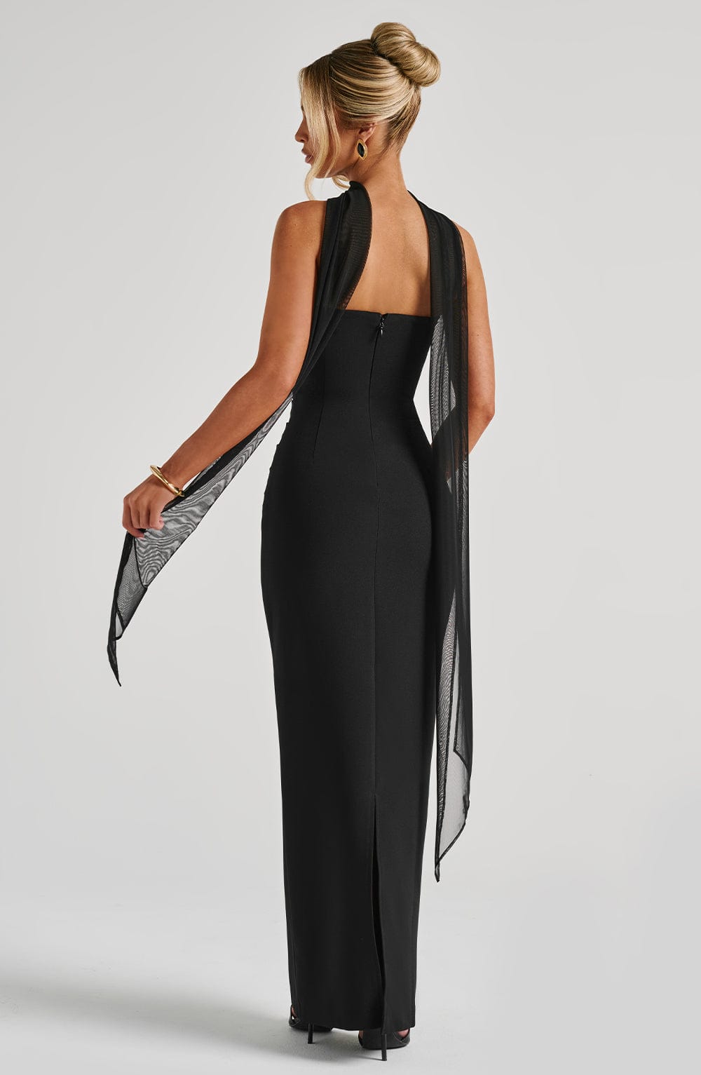 Yulia Maxi Dress - Negro
